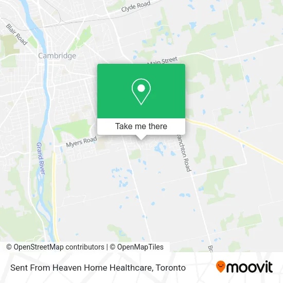 Sent From Heaven Home Healthcare map