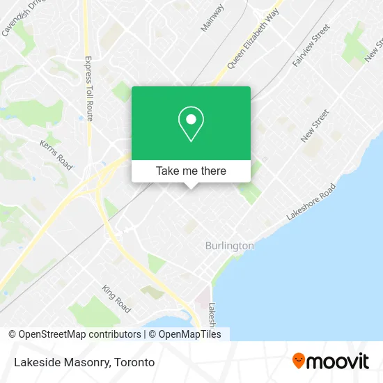 Lakeside Masonry map