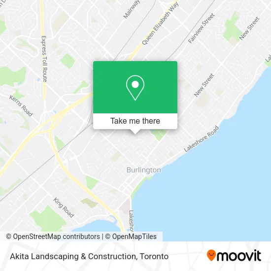 Akita Landscaping & Construction map
