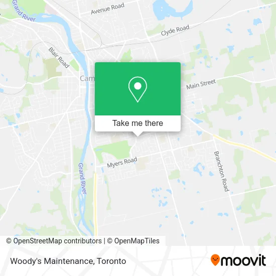 Woody's Maintenance map