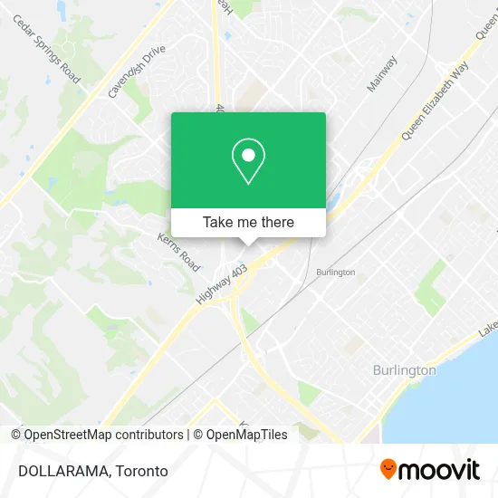 DOLLARAMA map