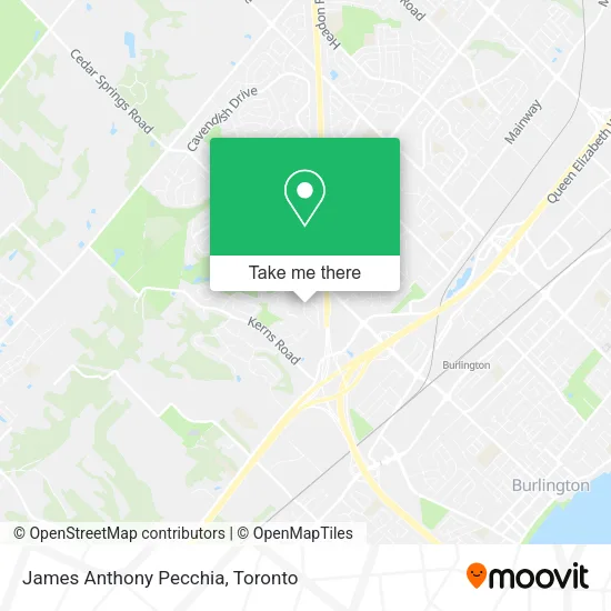 James Anthony Pecchia map