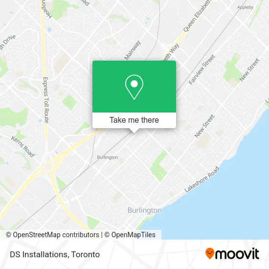 DS Installations map