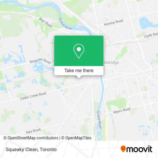 Squeaky Clean map