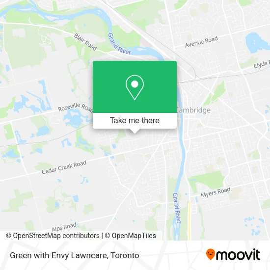 Green with Envy Lawncare map
