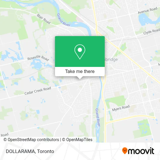 DOLLARAMA map