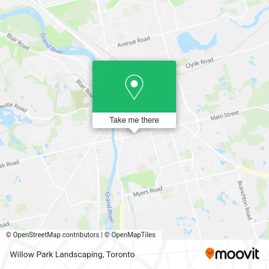 Willow Park Landscaping map