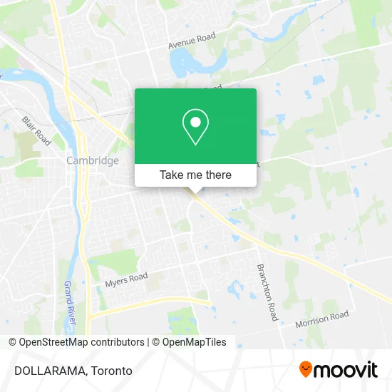 DOLLARAMA map