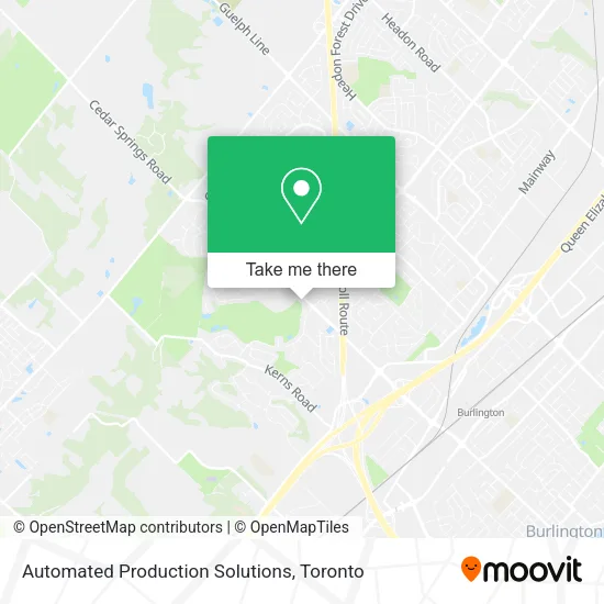 Automated Production Solutions map