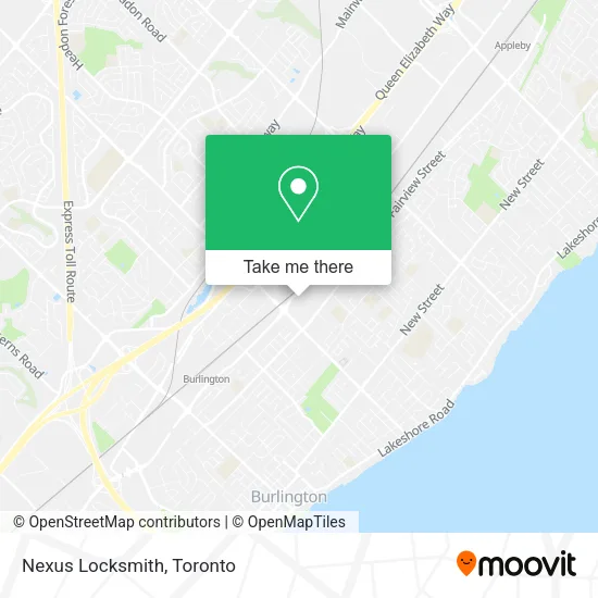 Nexus Locksmith map
