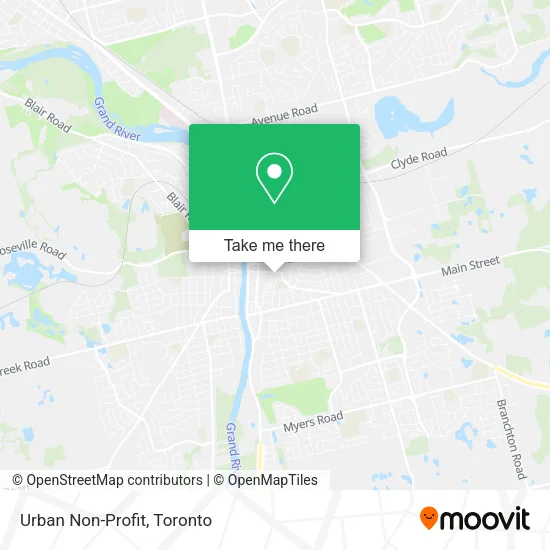 Urban Non-Profit map