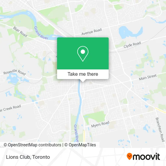 Lions Club map