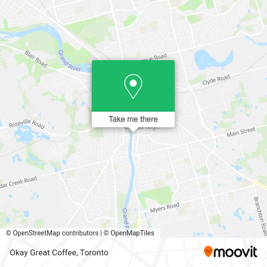 Okay Great Coffee map