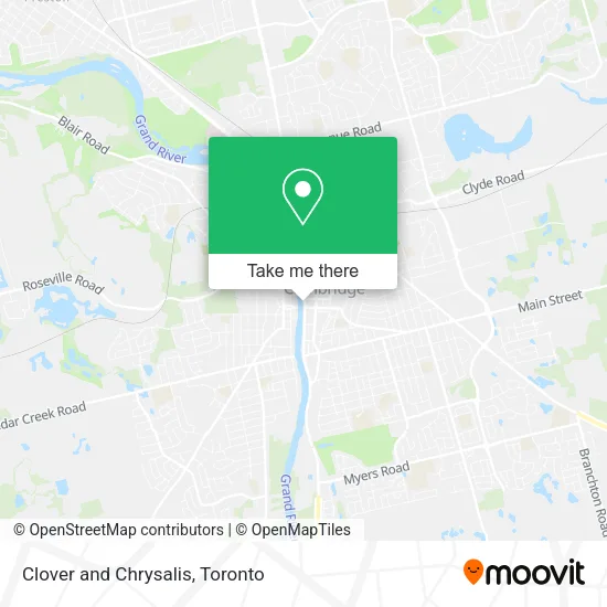 Clover and Chrysalis map