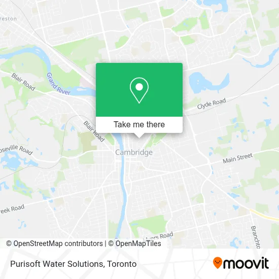 Purisoft Water Solutions map