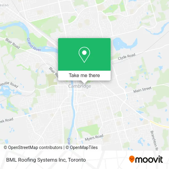 BML Roofing Systems Inc map