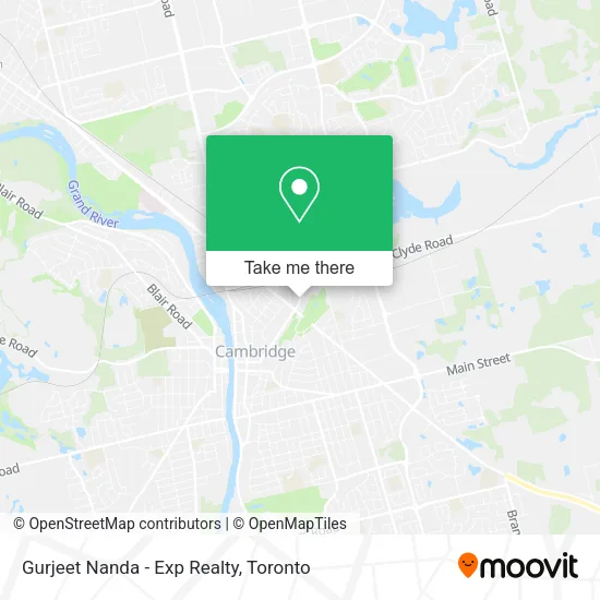Gurjeet Nanda - Exp Realty map