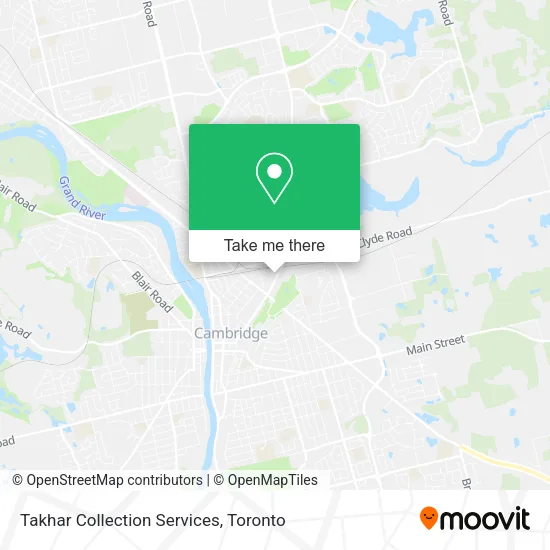 Takhar Collection Services map