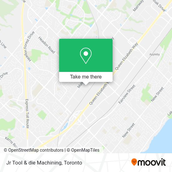 Jr Tool & die Machining map