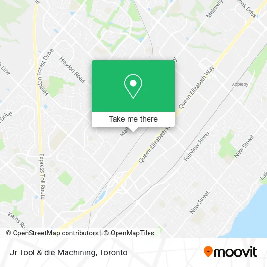 Jr Tool & die Machining map
