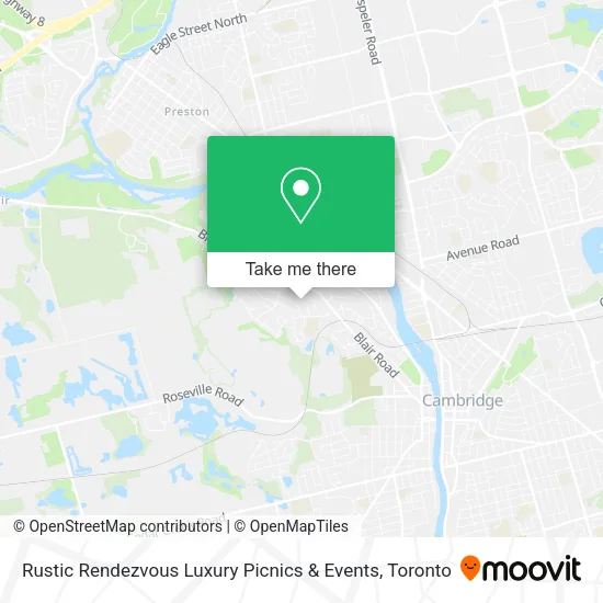 Rustic Rendezvous Luxury Picnics & Events map