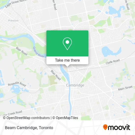Beam Cambridge map