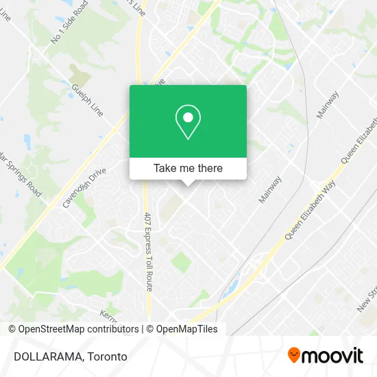 DOLLARAMA map