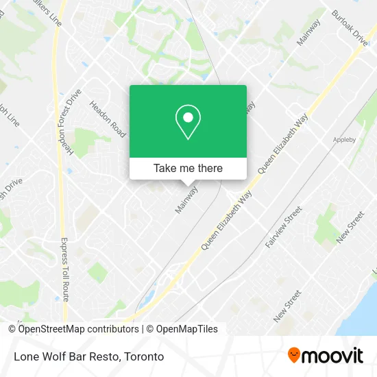 Lone Wolf Bar Resto map
