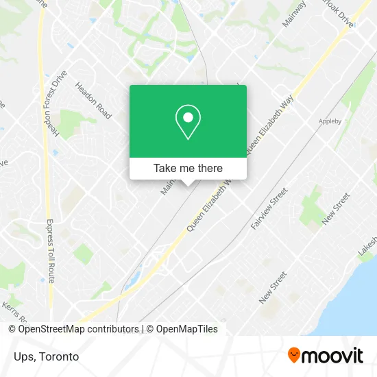 Ups map