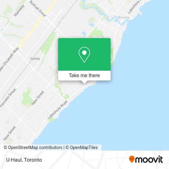 U-Haul map