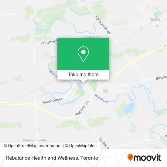 Rebalance Health and Wellness map