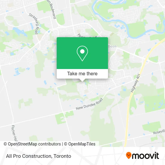 All Pro Construction map