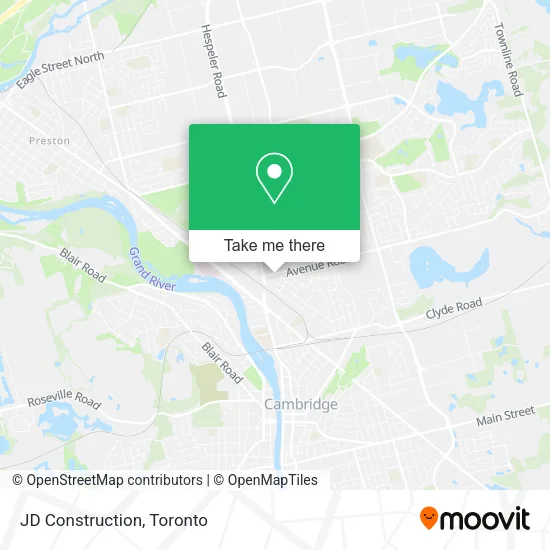 JD Construction map