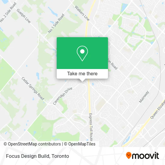 Focus Design Build map