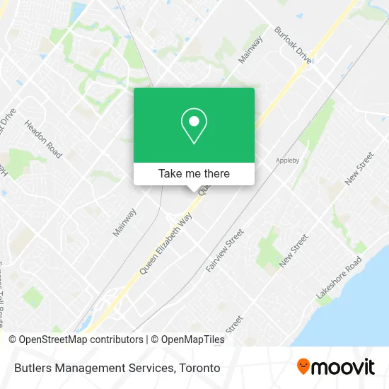 Butlers Management Services map