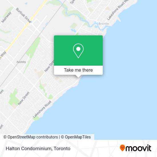 Halton Condominium map