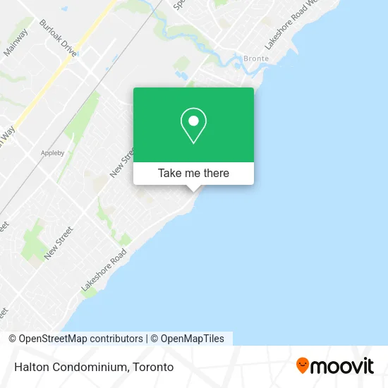 Halton Condominium map
