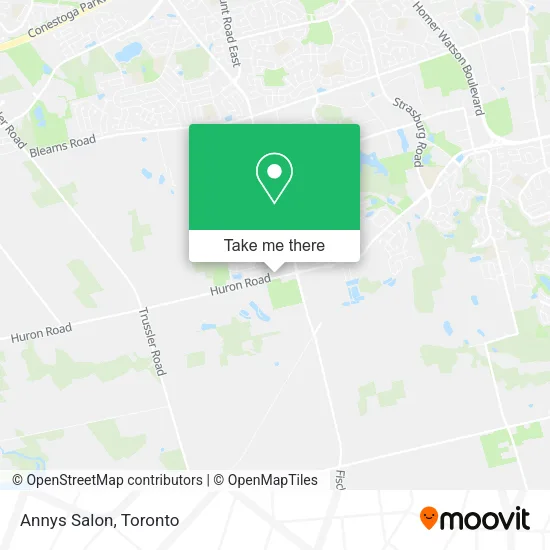 Annys Salon plan