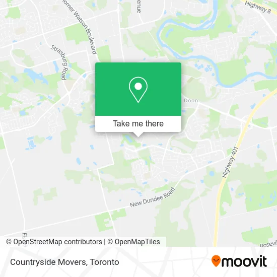 Countryside Movers map