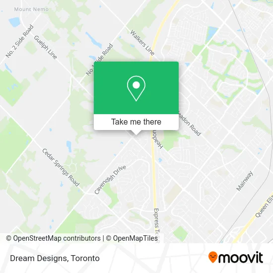 Dream Designs map
