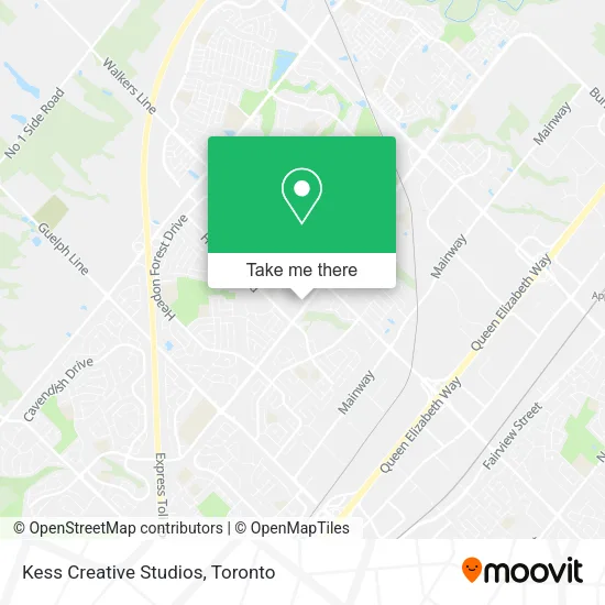 Kess Creative Studios map