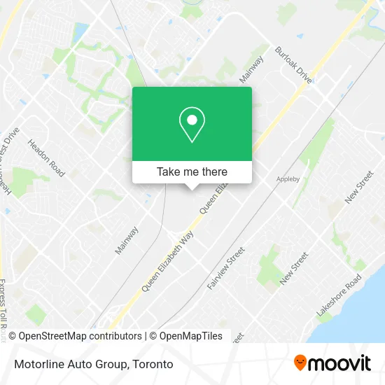 Motorline Auto Group map