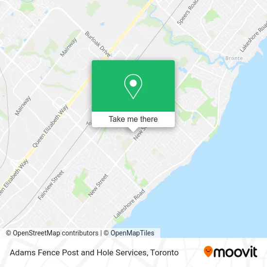 Adams Fence Post and Hole Services map