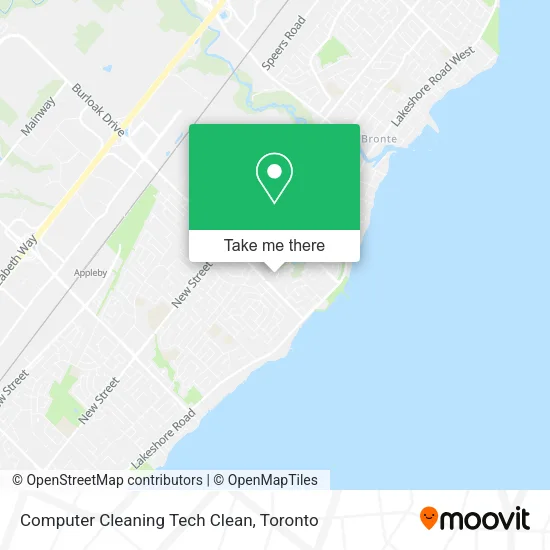 Computer Cleaning Tech Clean map