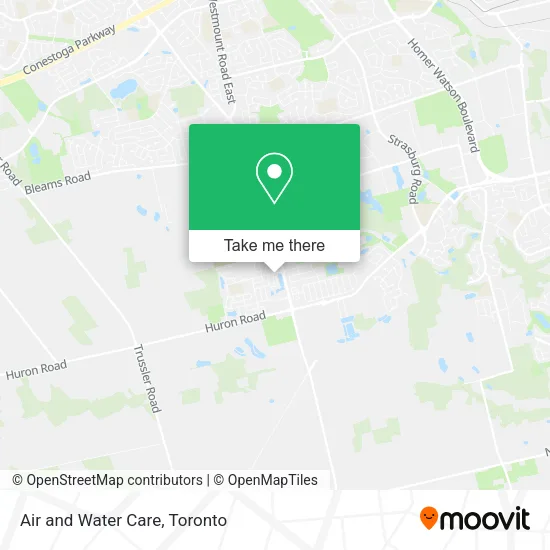 Air and Water Care map