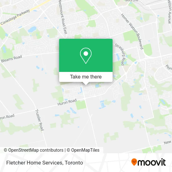 Fletcher Home Services map