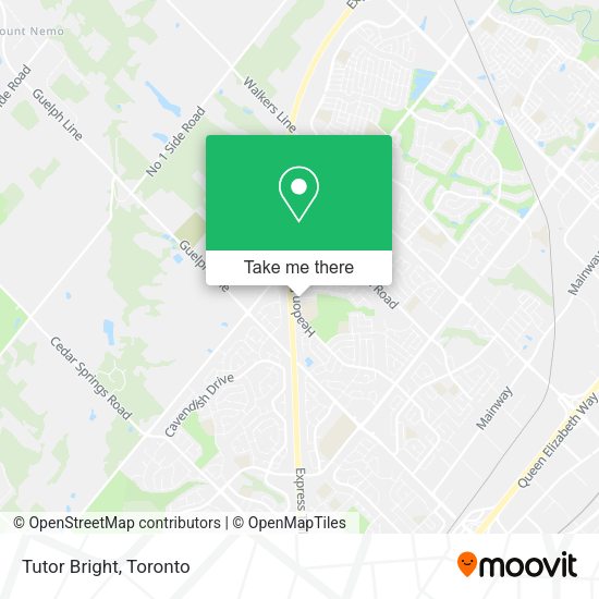 Tutor Bright map