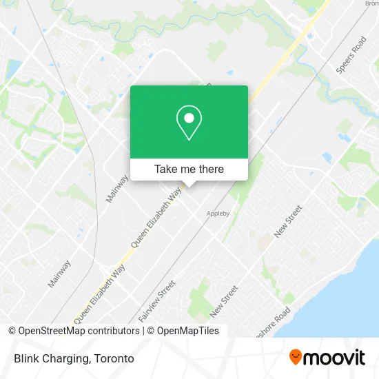 Blink Charging map