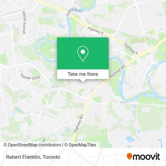 Rebert Franklin map