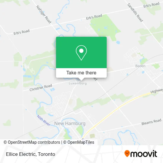 Ellice Electric map